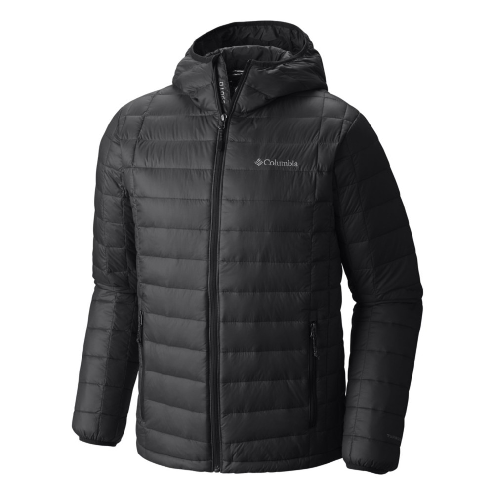 columbia men's lone fir 650 turbodown hooded jacket