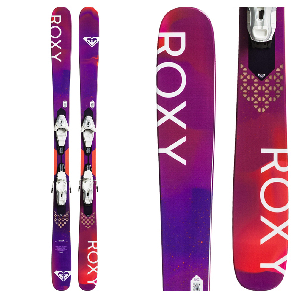 Roxy Shima All Mountain Womens Skis with Lithium 10 Bindings 2019