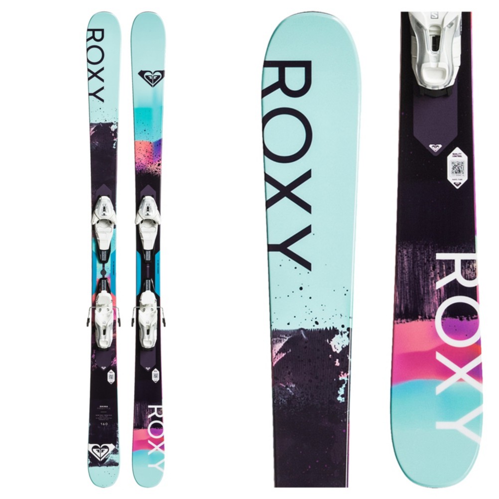 Roxy Shima Freestyle Womens Skis with Lithium 10 Bindings 2019