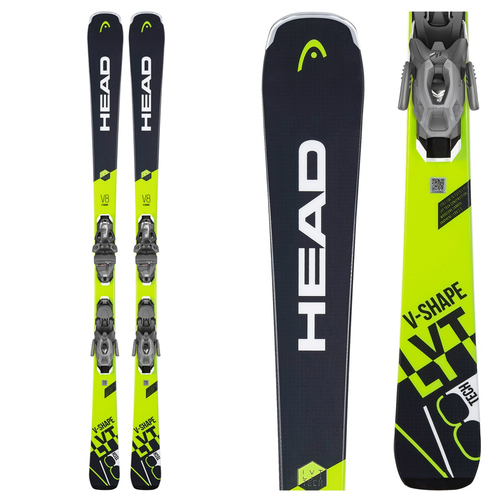 Head V-Shape V8 Skis with PRD 12 GW Bindings 2019