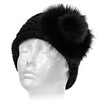 Mitchies Matchings Knit with Fox Fur Headband