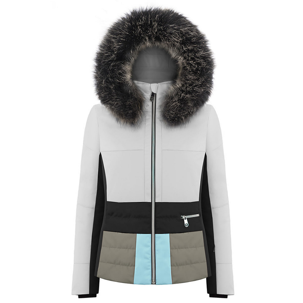 Poivre Blanc Faux Fur Womens Insulated Ski Jacket