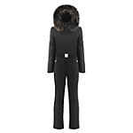 Poivre Blanc Faux Fur Stretch Overall Womens One Piece Ski Suit