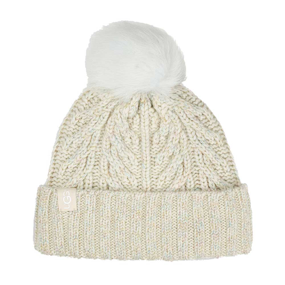 UGG Cable Pom Beanie Womens Hat