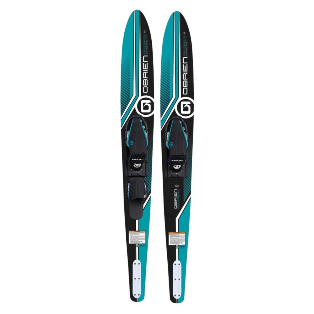 O'Brien Celebrity 64 Combo Water Skis With Jr. X-7 Adjustable Bindings 2019