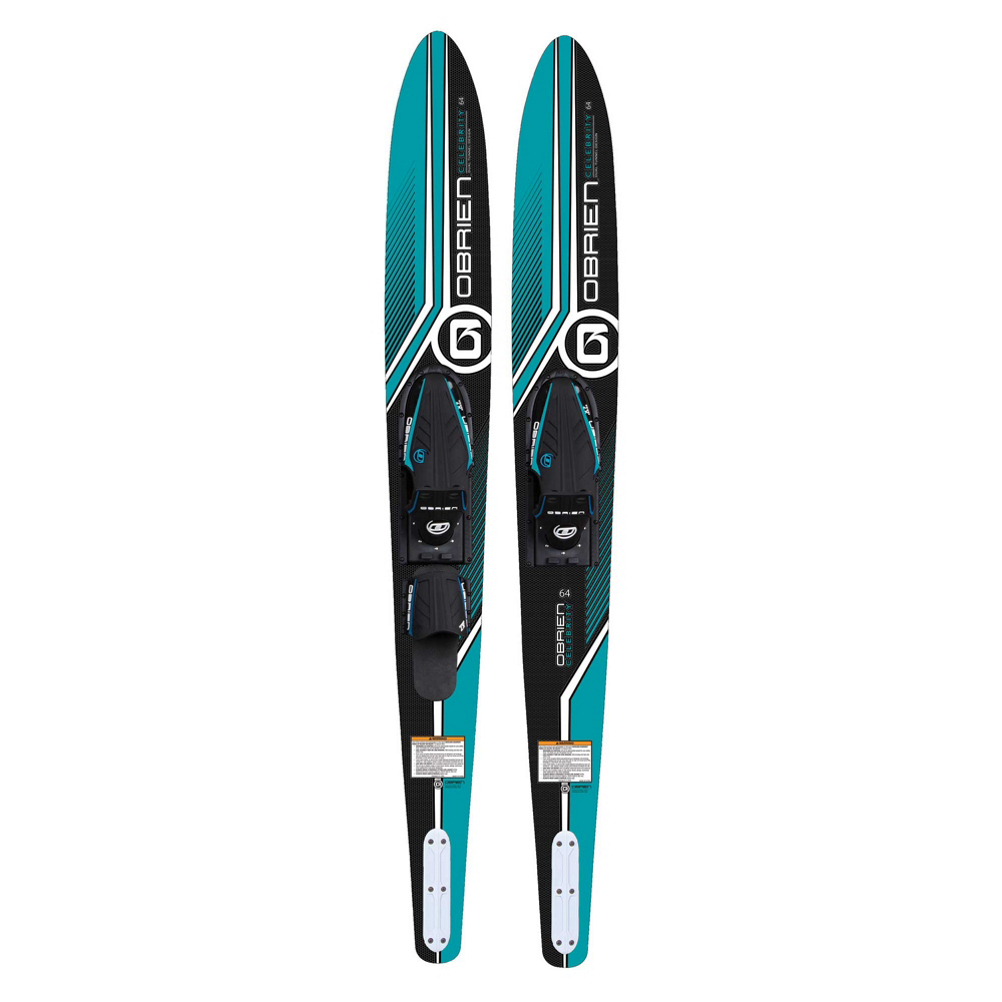O'Brien Celebrity 64 Combo Water Skis With Jr. X-7 Adjustable Bindings 2019