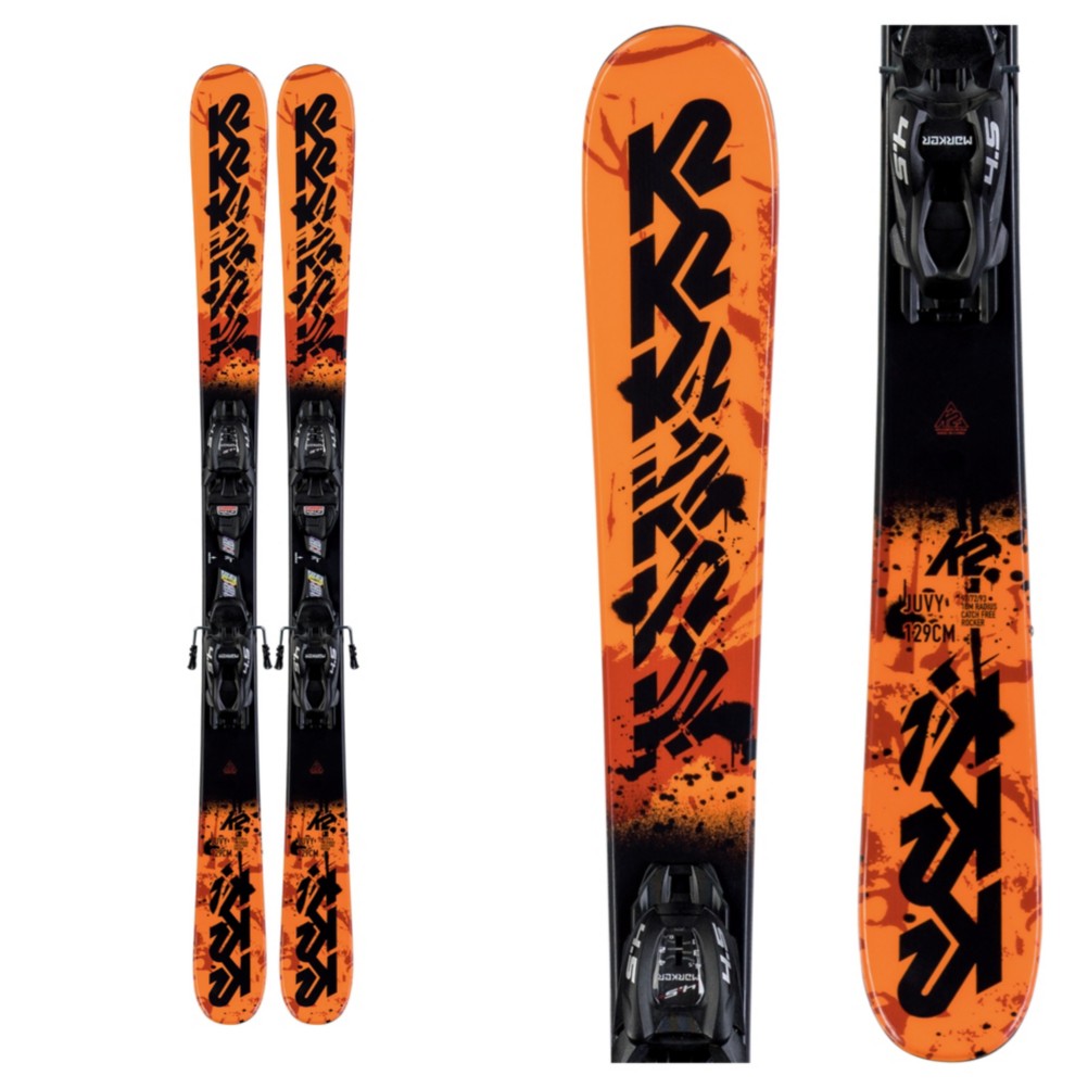 K2 Juvy Kids Skis with FDT Jr 4.5 Bindings 2020