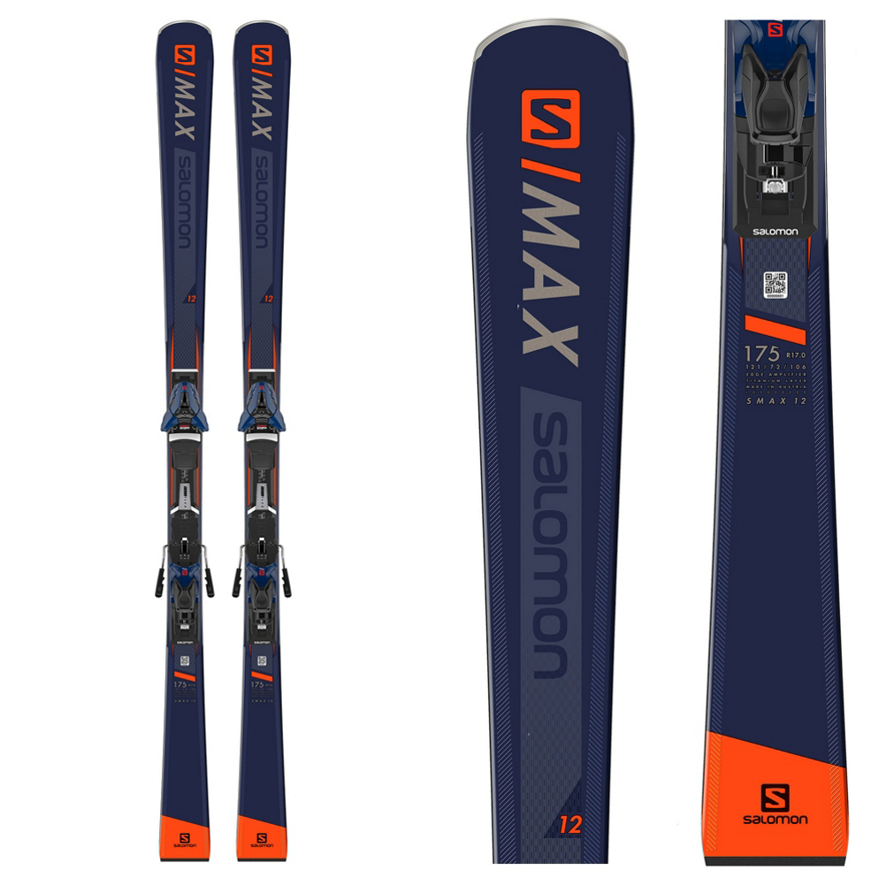 Salomon S/Max 12 Skis with Z12 Walk Bindings 2019