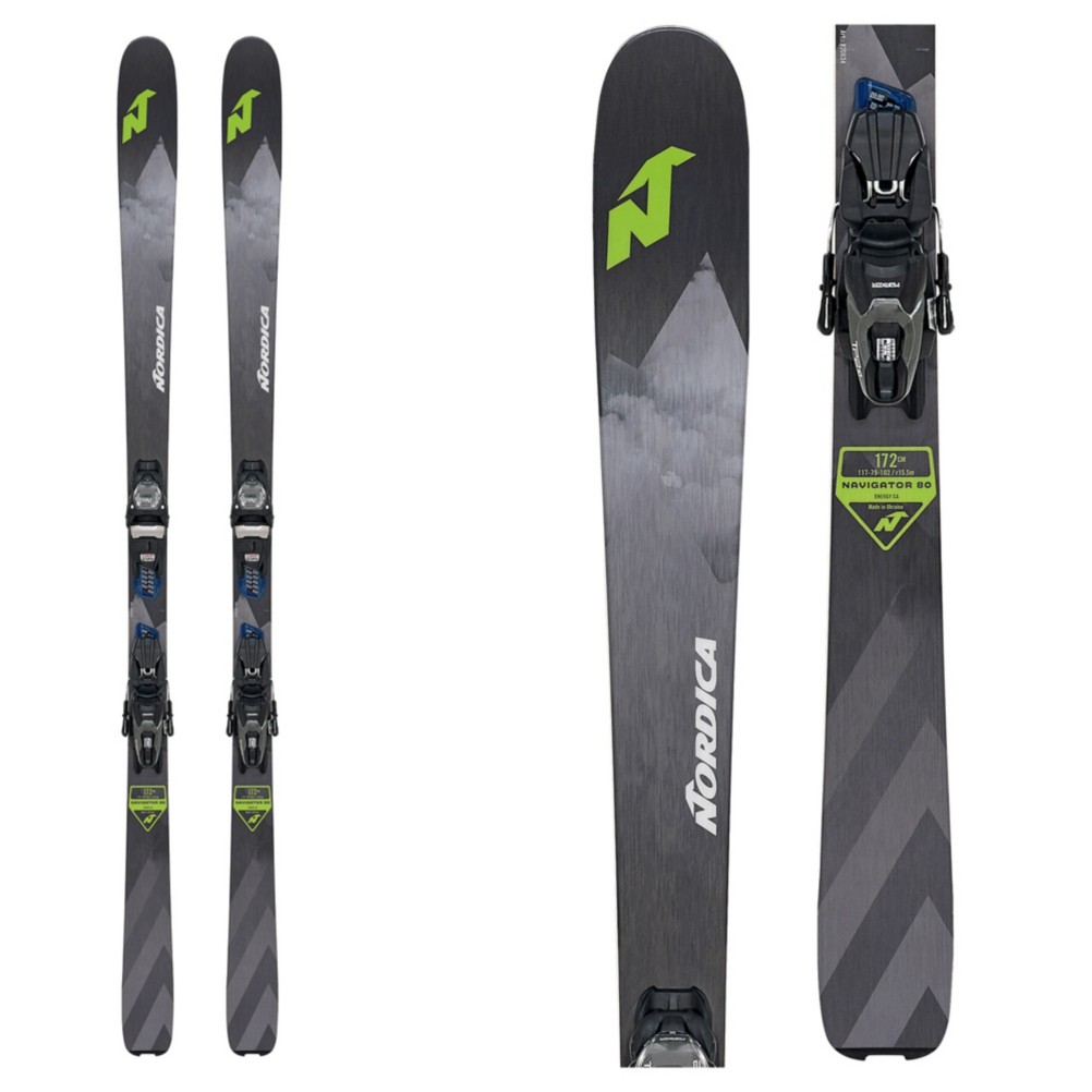 Nordica Navigator 80 CA Skis with TP2 Compact 10 FDT Bindings 2020
