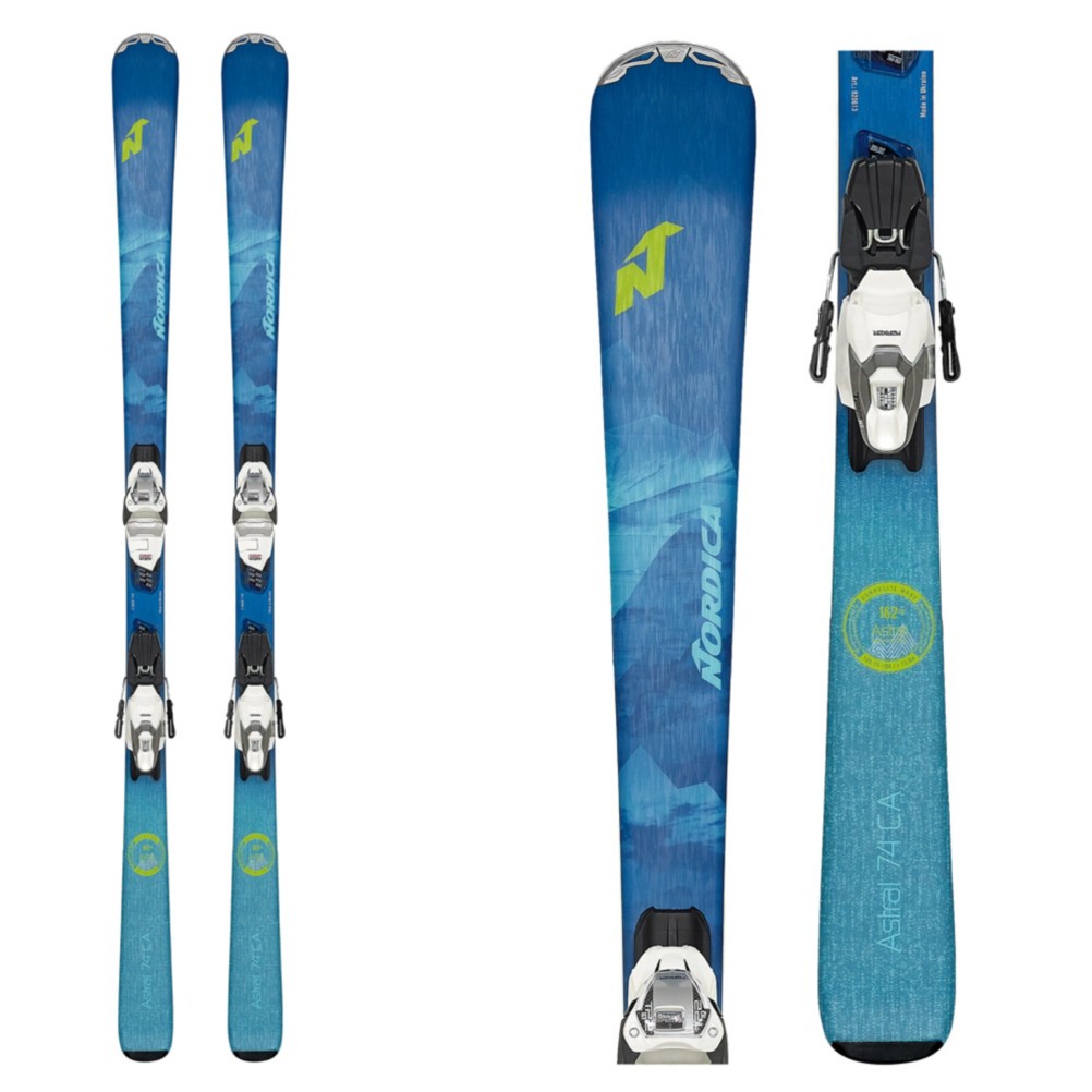 Nordica Astral 74 CA Womens Skis with TP2 Compact 10 FDT Bindings 2020