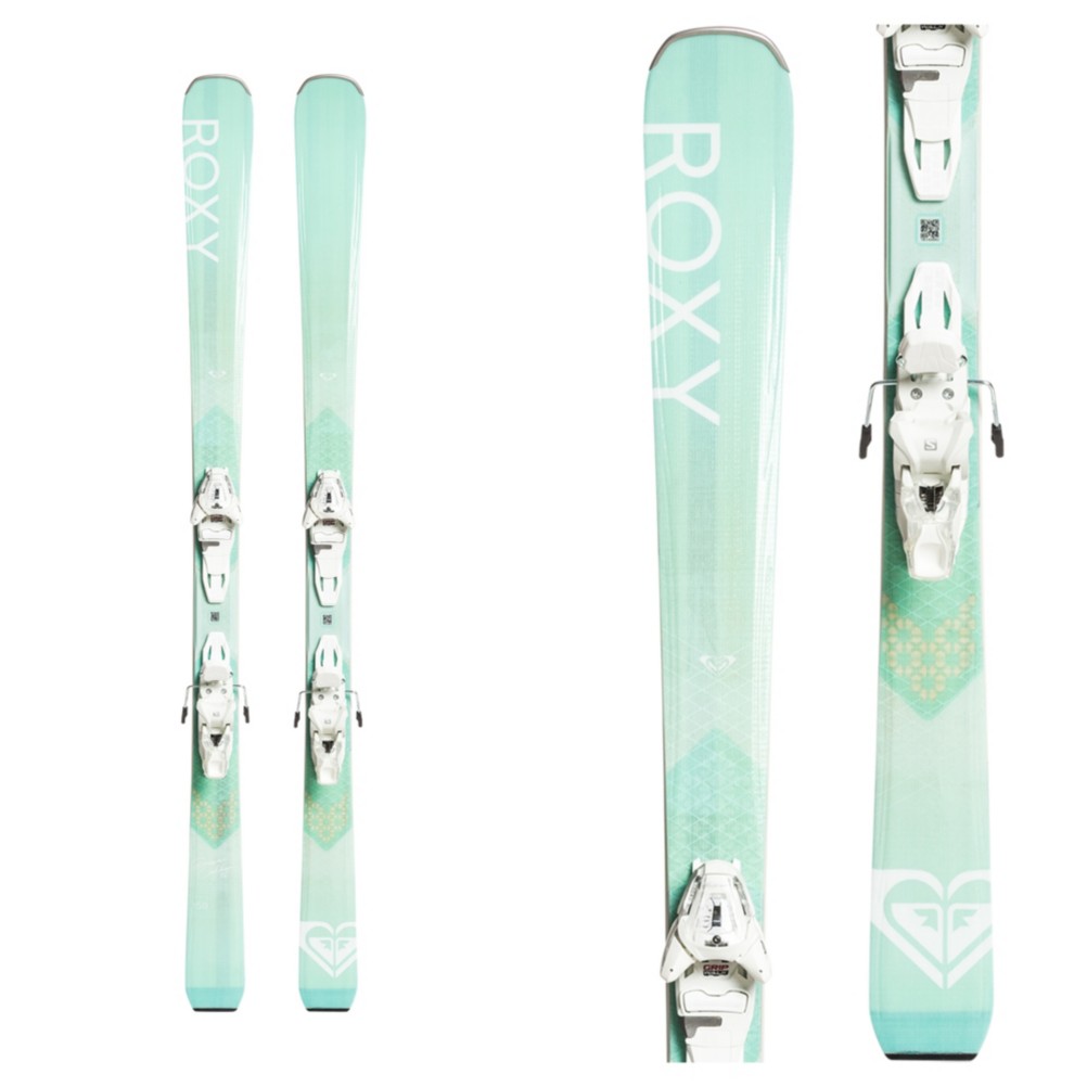 Roxy Dreamcatcher 80 Womens Skis with Roxy Lithium 10 GW by Salomon Bindings 2020