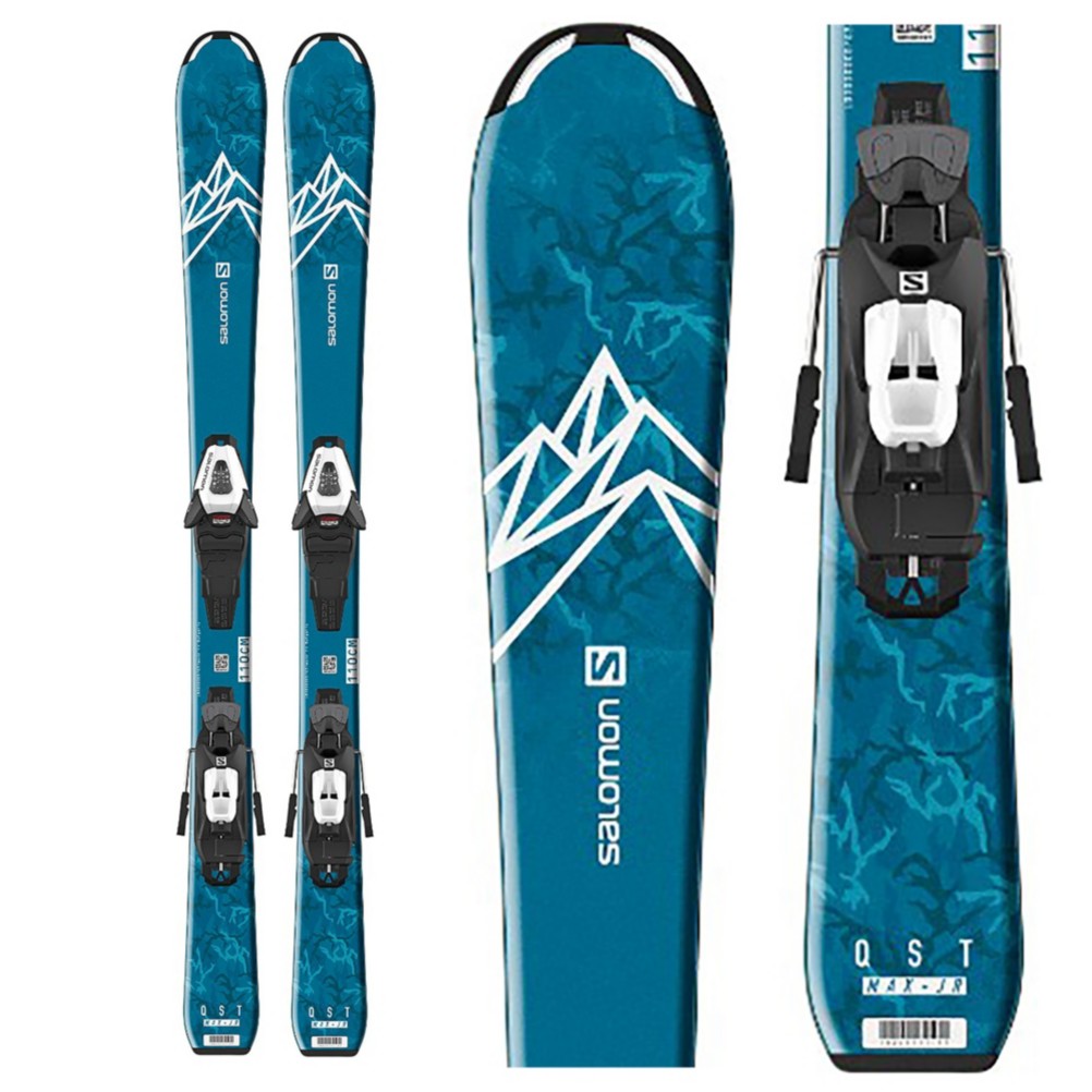 Salomon QST Max Jr S Kids Skis with C5 GW Bindings 2022