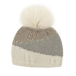 Mitchies Matchings Colour Block Knitted Womens Hat
