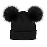 Mitchies Matchings Knitted Beanie 2 Pom Womens Hat