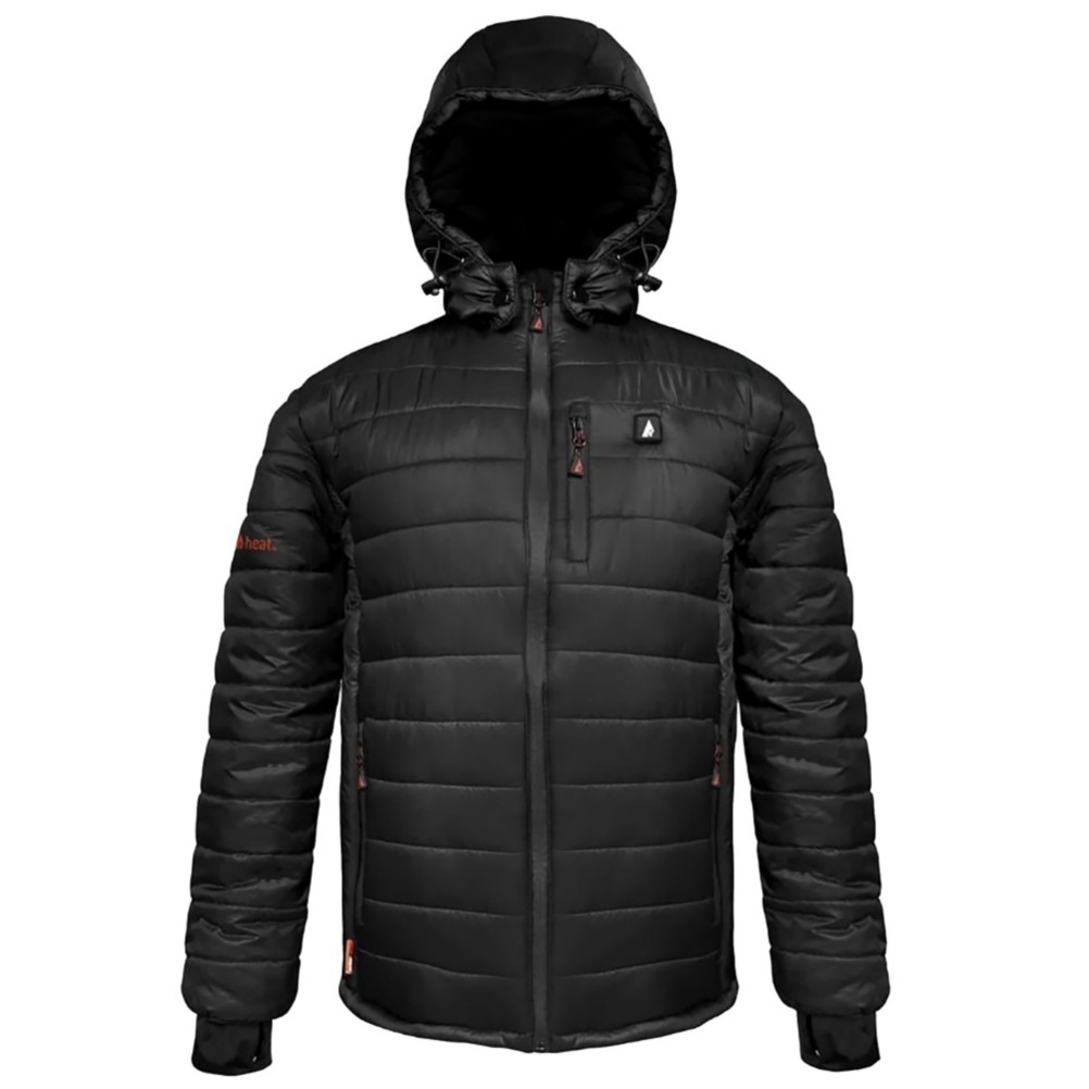 ACTION HEAT 5 V Heated Puffer Mens Insulated Ski Jacket