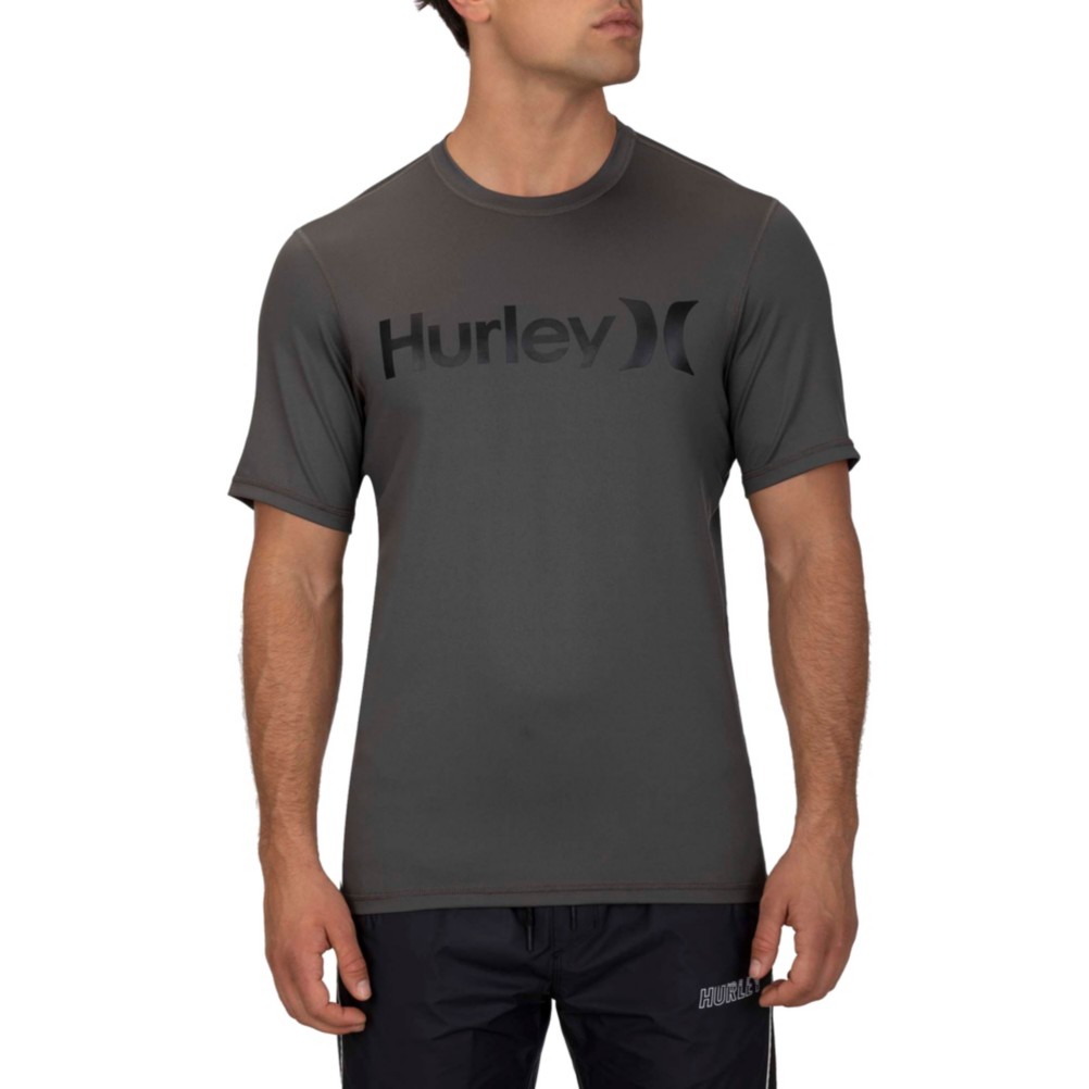Hurley One & Only Surf Short Sleeve Mens Rash Guard