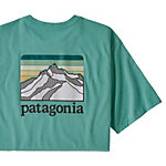Patagonia Line Logo Ridge Pocket Mens T-Shirt