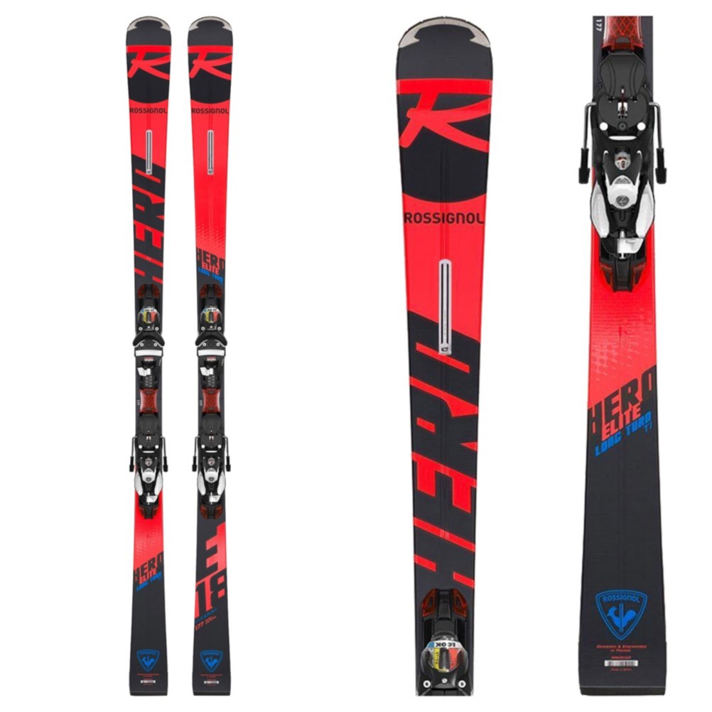 Rossignol Hero Elite LT TI Skis with Look SPX 12 GW Konect B80 Bindings 2020