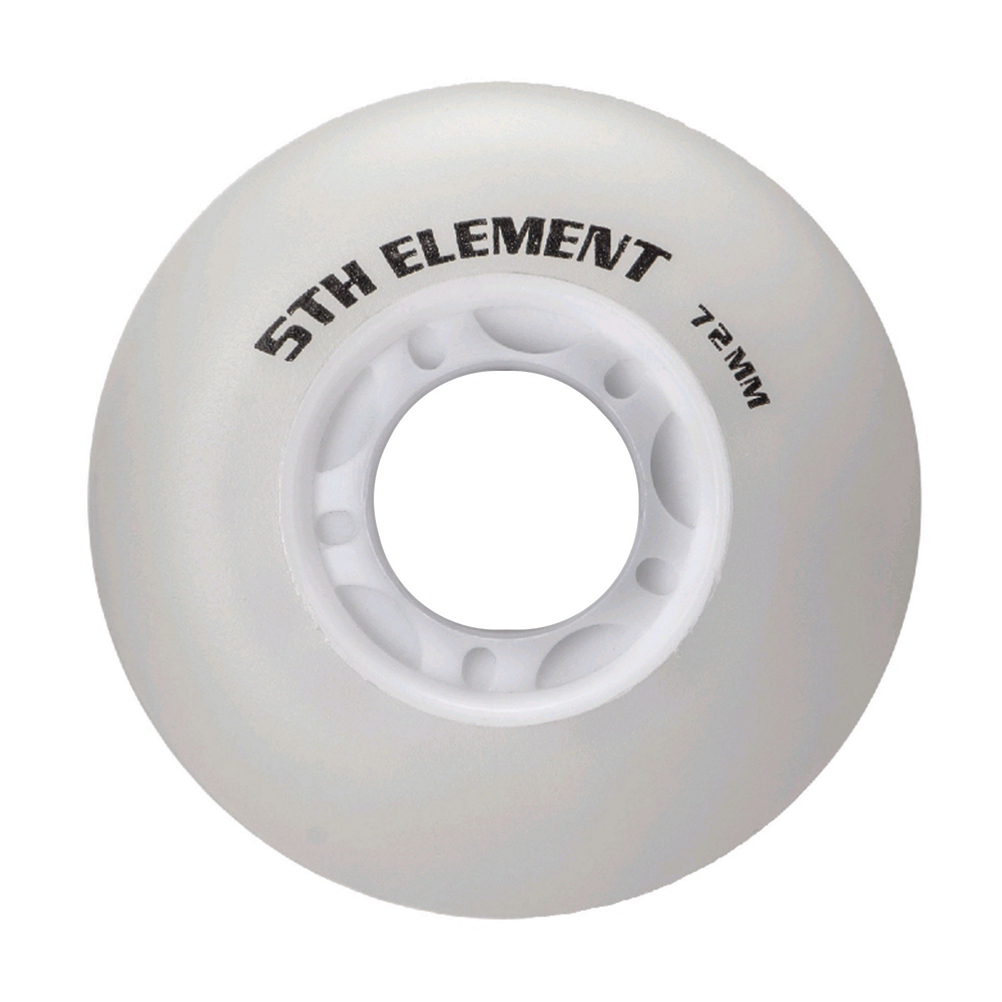 5th Element 72mm Light Up Inline Skate Wheels with Bearing - 8 Pack
