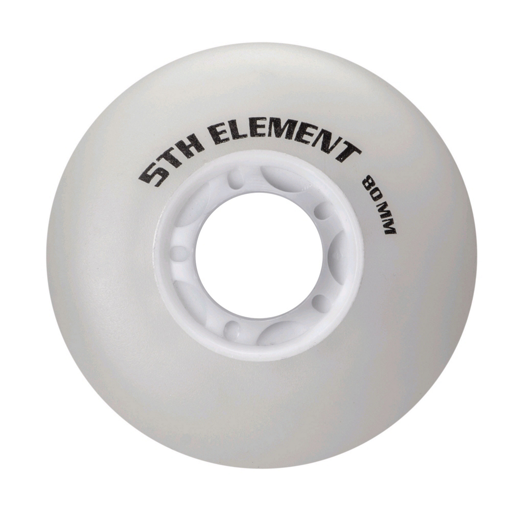 5th Element 80mm Light Up Inline Skate Wheels with Bearings - 8 Pack