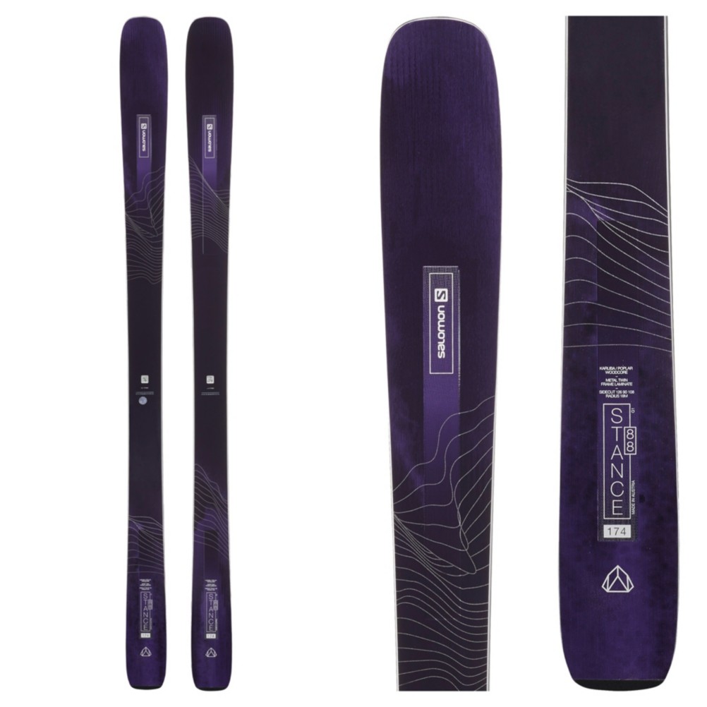 Salomon Stance 88 Womens Skis 2022