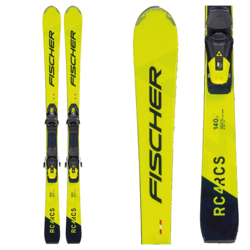 Fischer RC4 RCS Junior Race Skis with RC4 Z9 GW Bindings