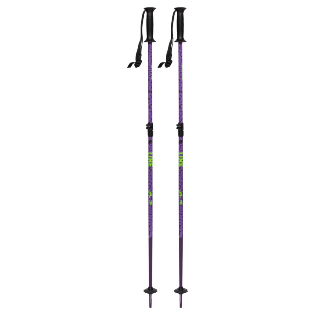 Line Get Up Adjustable Kids Ski Poles 2022