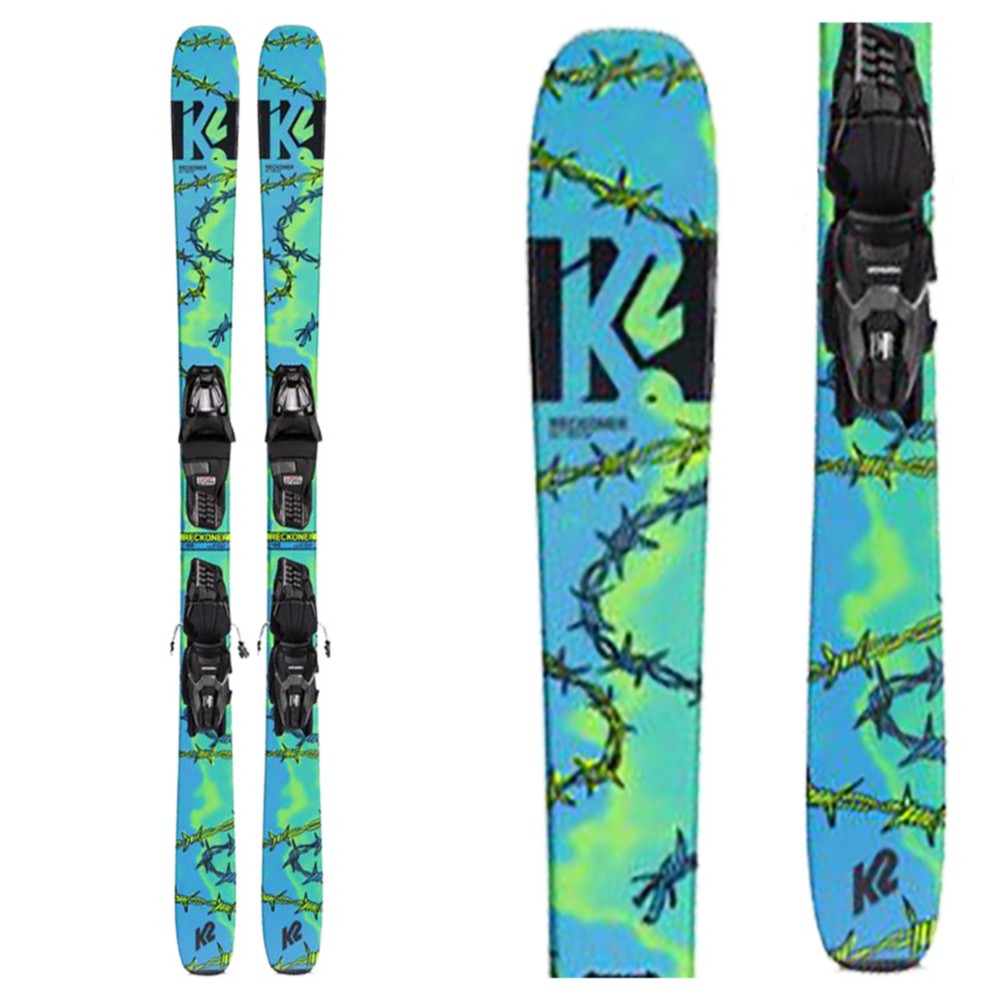 K2 Reckoner 92 Skis with Marker M2 10 Quikclik Bindings 2022