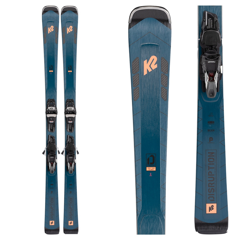 K2 Disruption 78 C Alliance Womens Skis with ER3 10 Compact Bindings 2022
