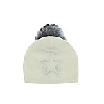 Mitchies Matchings Knitted Slouch Fox Pom Womens Hat 2022