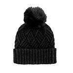 Mitchies Matchings Knitted Fox Pom Womens Hat 2022