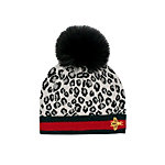 Mitchies Matchings Knitted Animal Print Womens Hat 2022