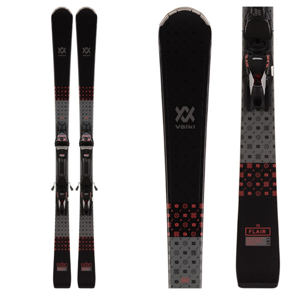 Volkl Flair 75 Womens Skis with vMotion 10 GW Bindings 2022