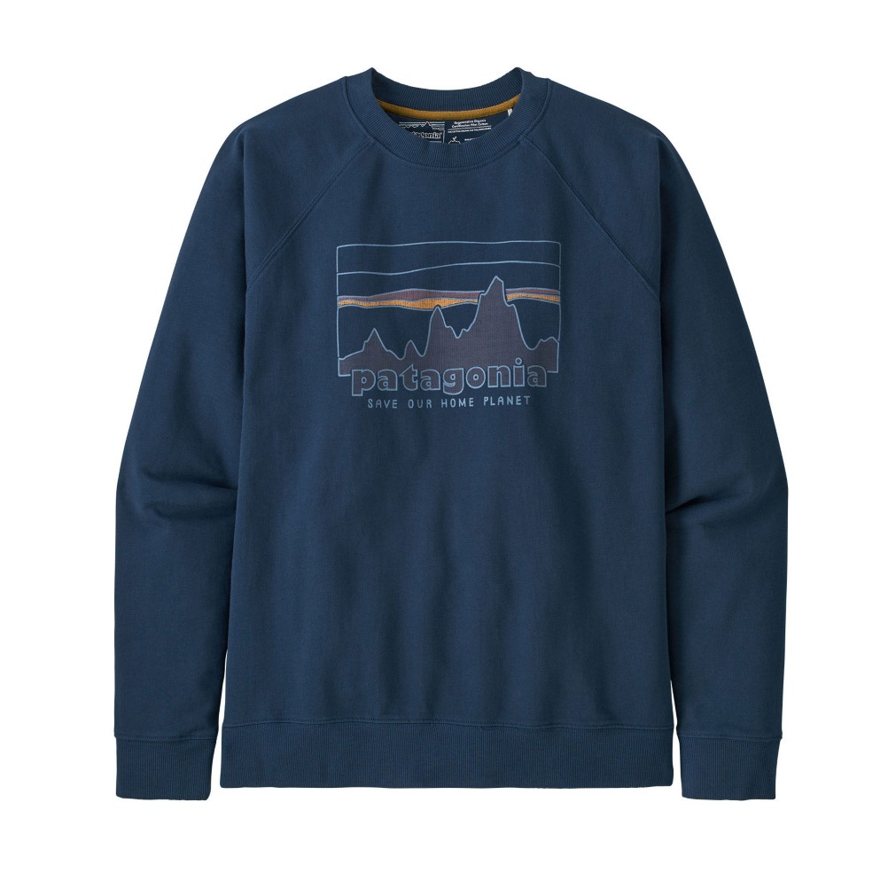 Patagonia 73 Skyline Regenerative Organic Pilot Cotton Crew Mens Sweatshirt 2022