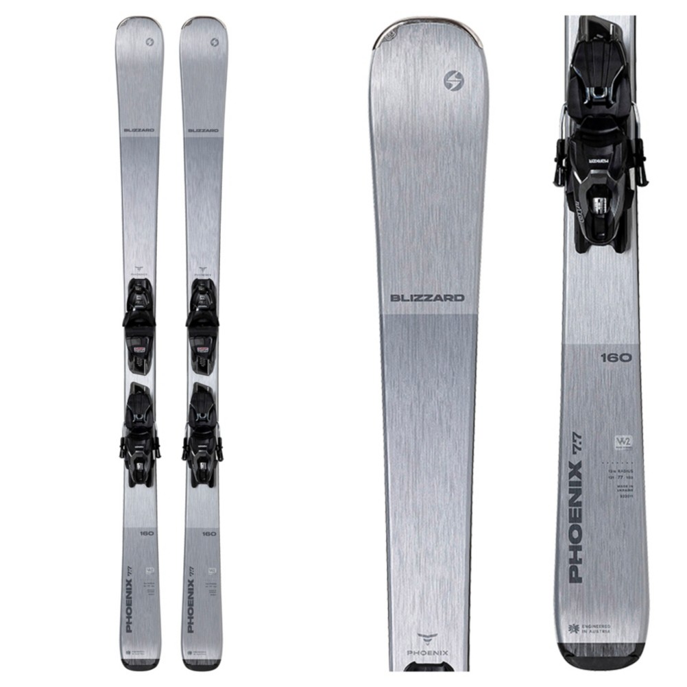 Blizzard Phoenix 7.7 Womens Skis with TLT 10 Bindings 2022