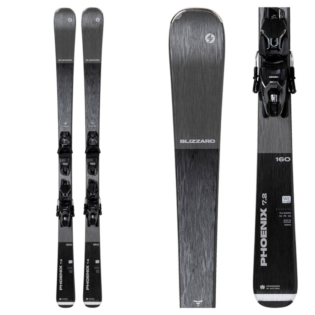 Blizzard Phoenix 7.2 Womens Skis with TLT 10 Bindings 2022