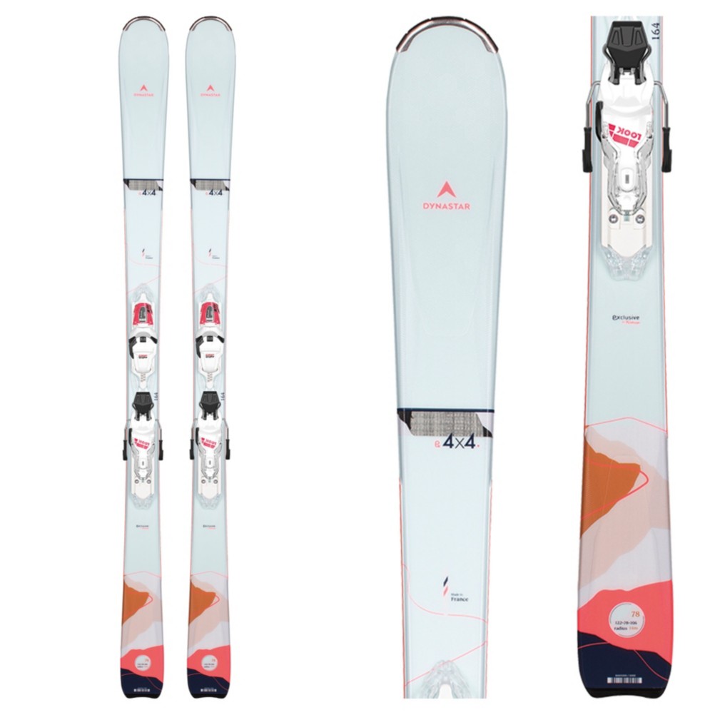 Dynastar E 4x4 3 Womens Skis with Xpress 11 GW Bindings 2022