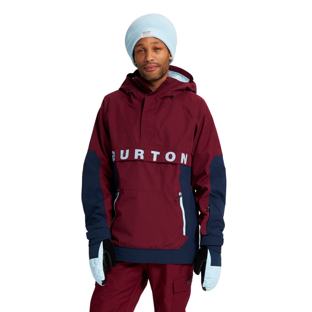 Burton Frostner Anorak Mens Insulated Snowboard Jacket 2022