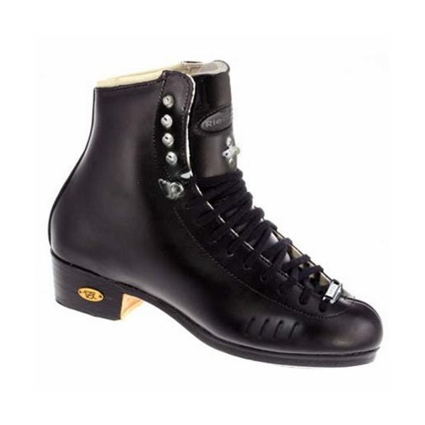 Riedell Black Elite HLS 150J Boys Figure Skate Boots