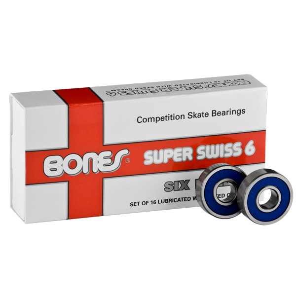 Bones Super Swiss 6 Ball Skate Bearings 2020