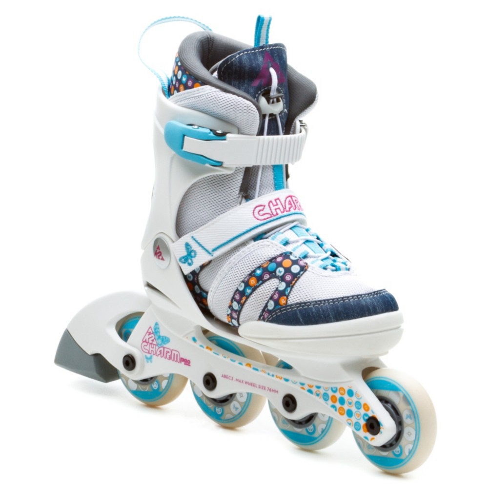 K2 Charm Pro Adjustable Girls Inline Skates 2013