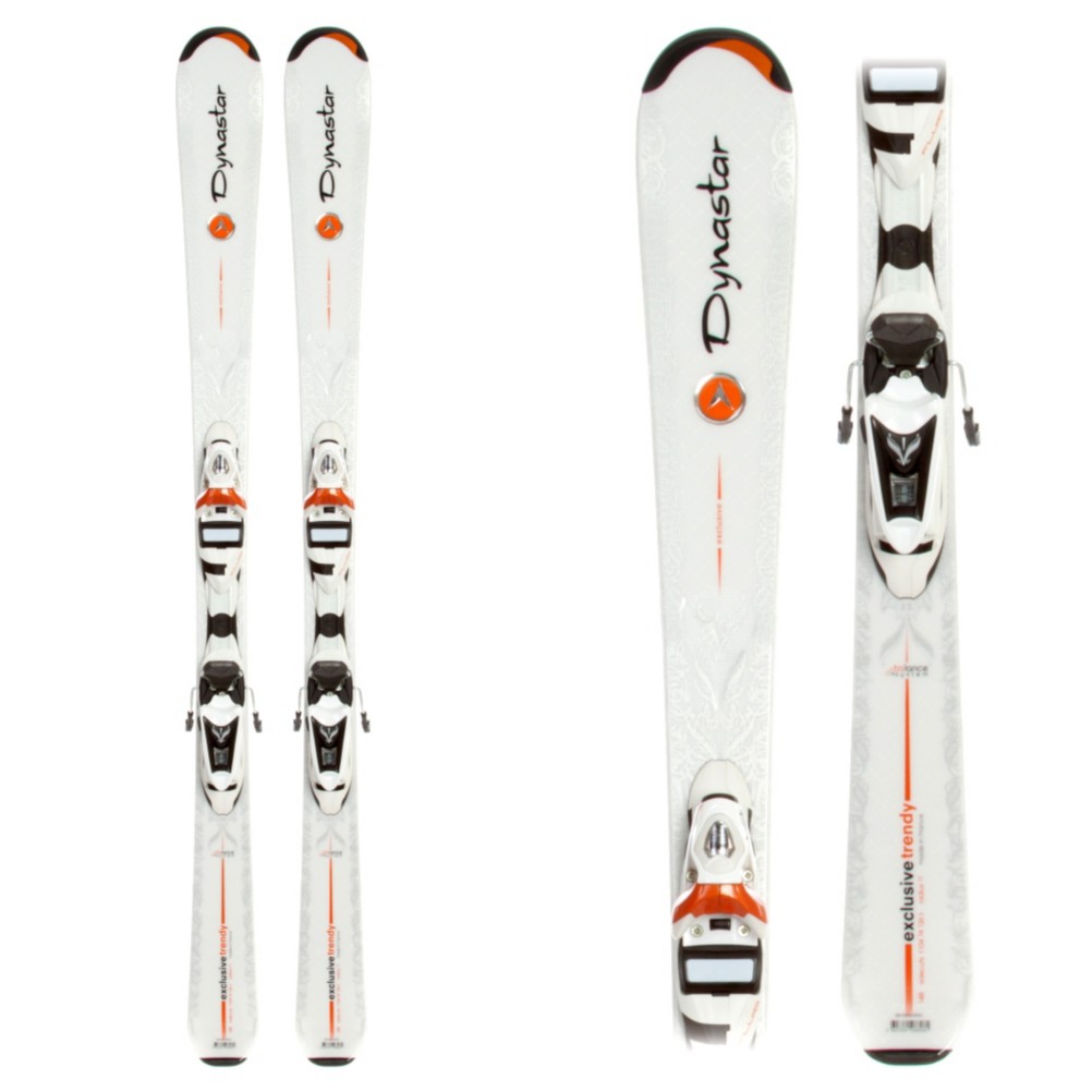 Dynastar Exclusive Trendy Womens Skis with Nova Exclusive AFC Fluid