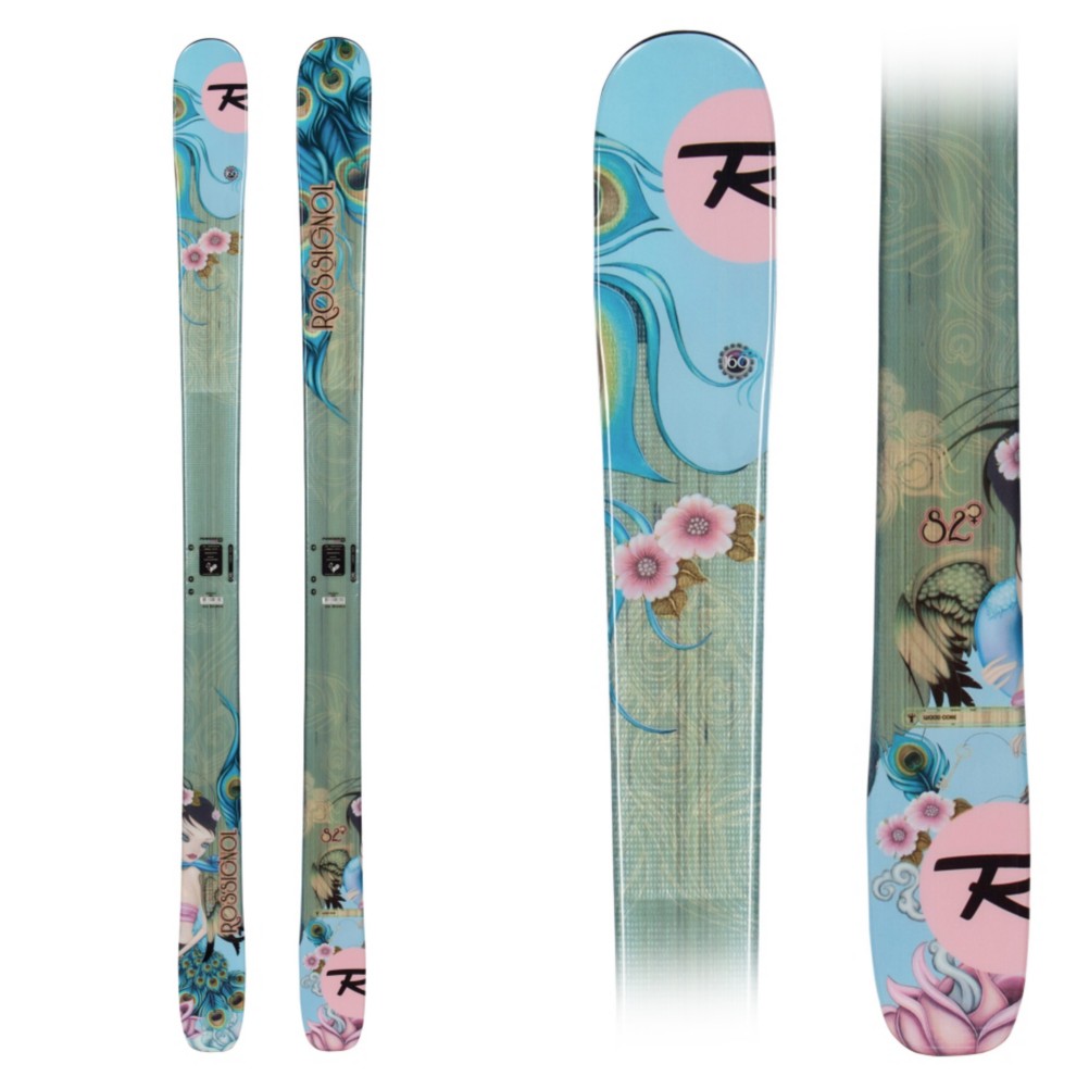 rossignol sassy 7 skis with bindings