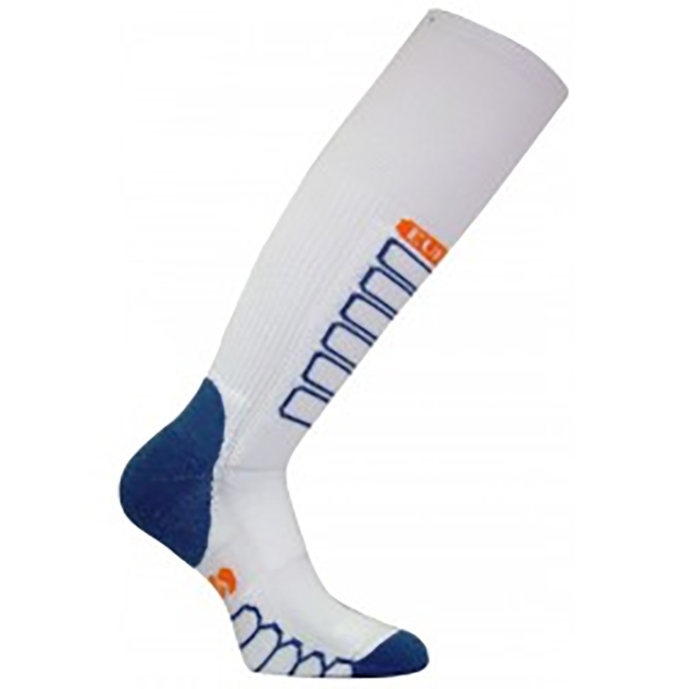 Euro Sock Compression Ski Socks, White, 256