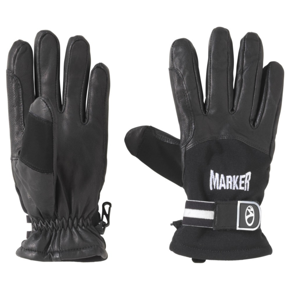 leather spring ski gloves