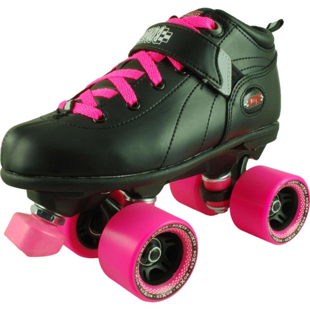 RC Mr Pink Girls Derby Roller Skates 2014