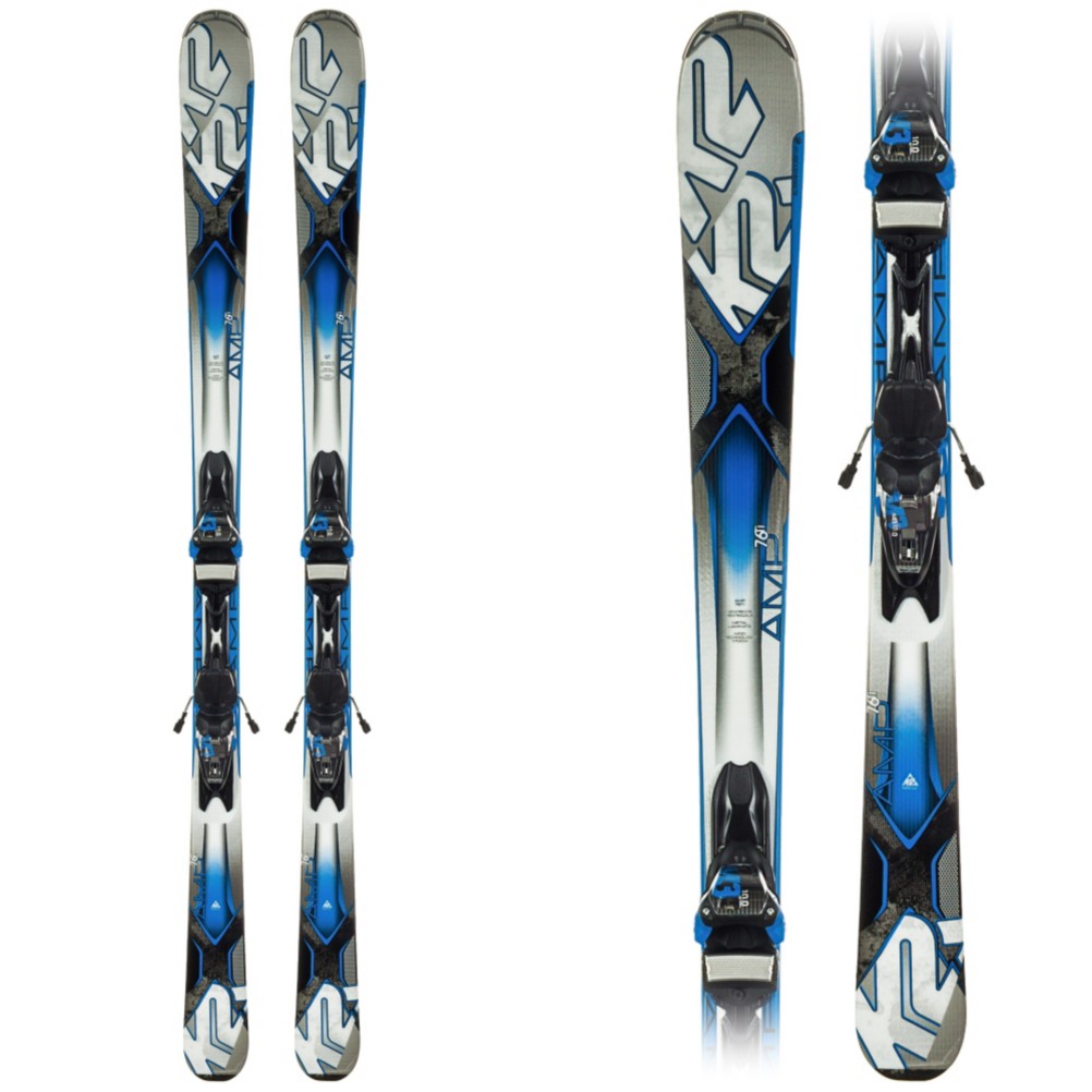 K2 A.M.P. 76 Ti Skis with K2/Marker M2 10 Bindings 2015
