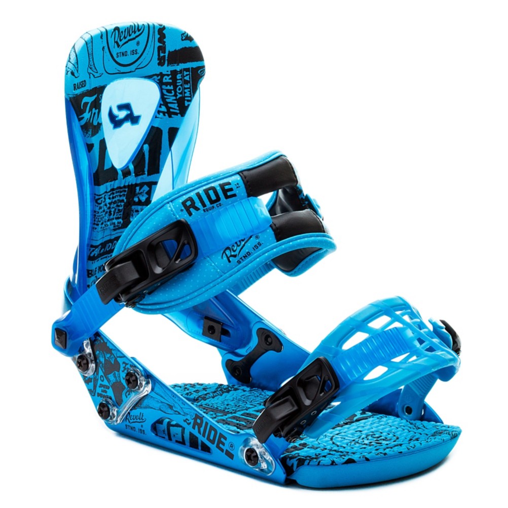 colorful snowboard bindings
