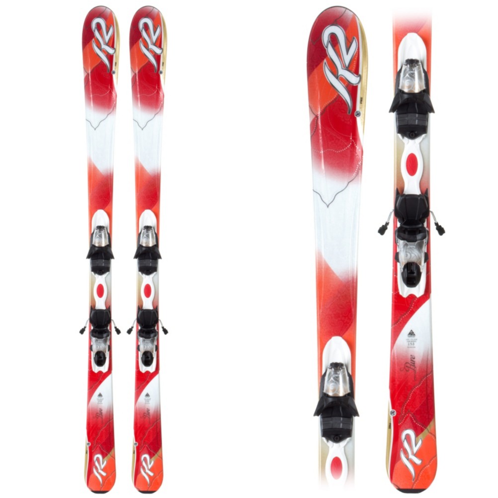 K2 Pure Luv Womens Skis with ERP 10.0 Bindings 2013