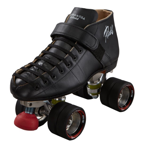 Riedell Black Widow Boys Derby Roller Skates 2016